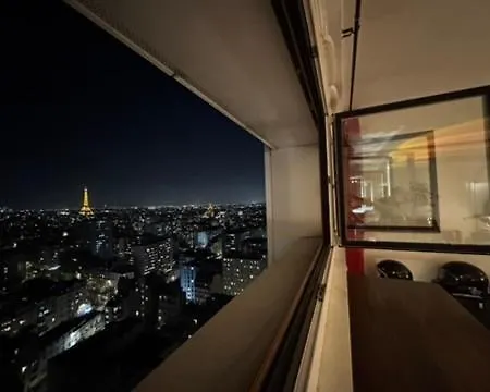 Eiffel Tower View & Swimming Pool, Cosy - Center Apartmán